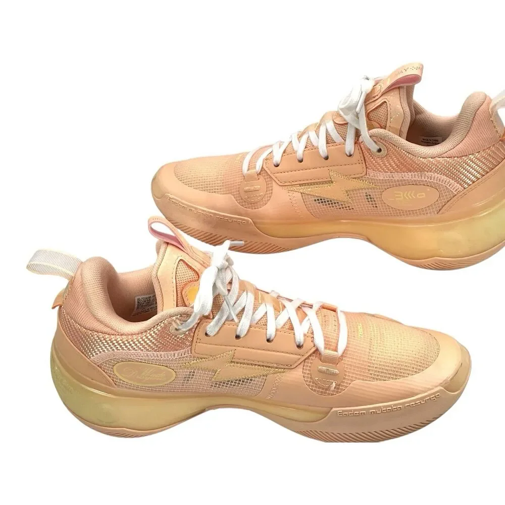 Way of Wade 10 Peach Basketball Shoes Men’s Size 8 Missing Insoles - Picture 2 of 7